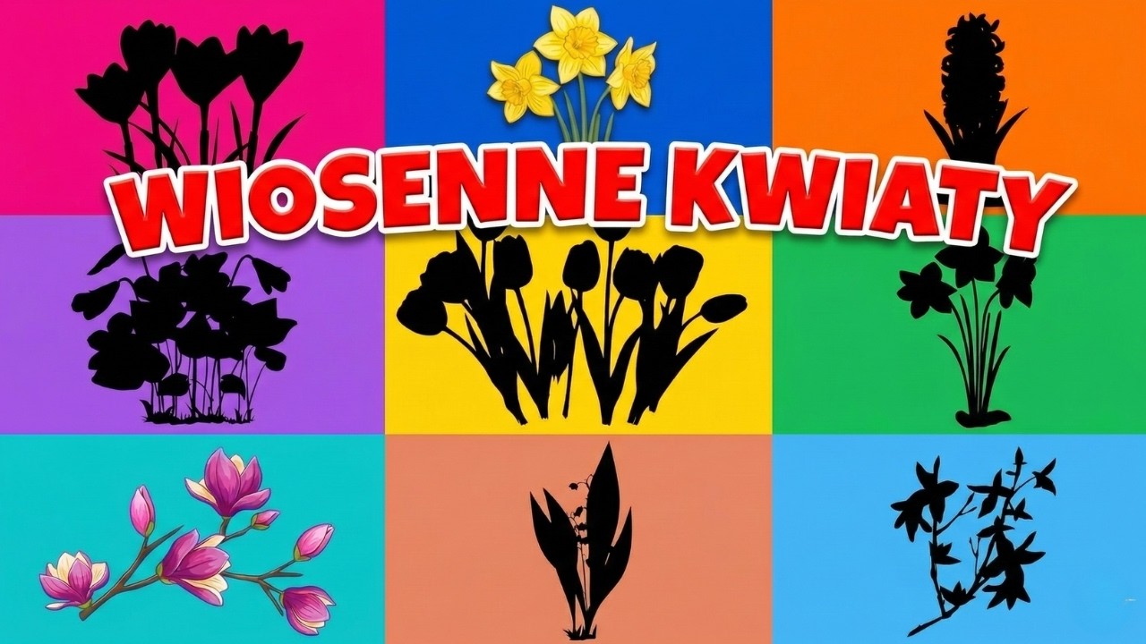 WIOSENNE KWIATY - Film edukacyjny  🌷 Jaki to kwiat ❓ Ciekawostki i rozpoznawanie kwiatów 🪻