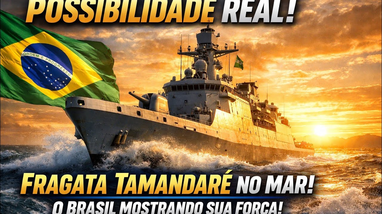 POSSIBILIDADE REAL!? 🇧🇷 Brasil lança a Fragata Tamandaré e MUDA o jogo no Atlântico Sul!