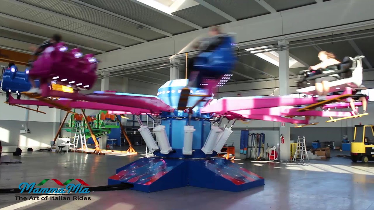 04 Cyber Jump 10 Arms - MammaMia Rides - Amusement Rides
