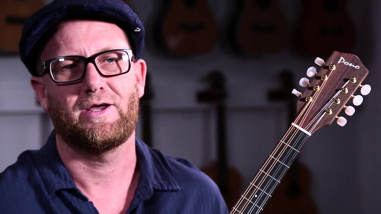 Kilin Reece shows prototype Pono Octave Mandolin Hybrid