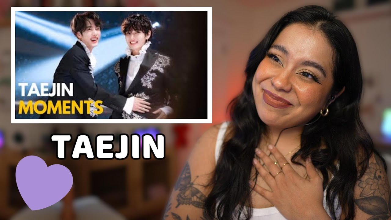 V of BTS is very protective of his Jin Hyung reaction | TAEJIN MOMENTS