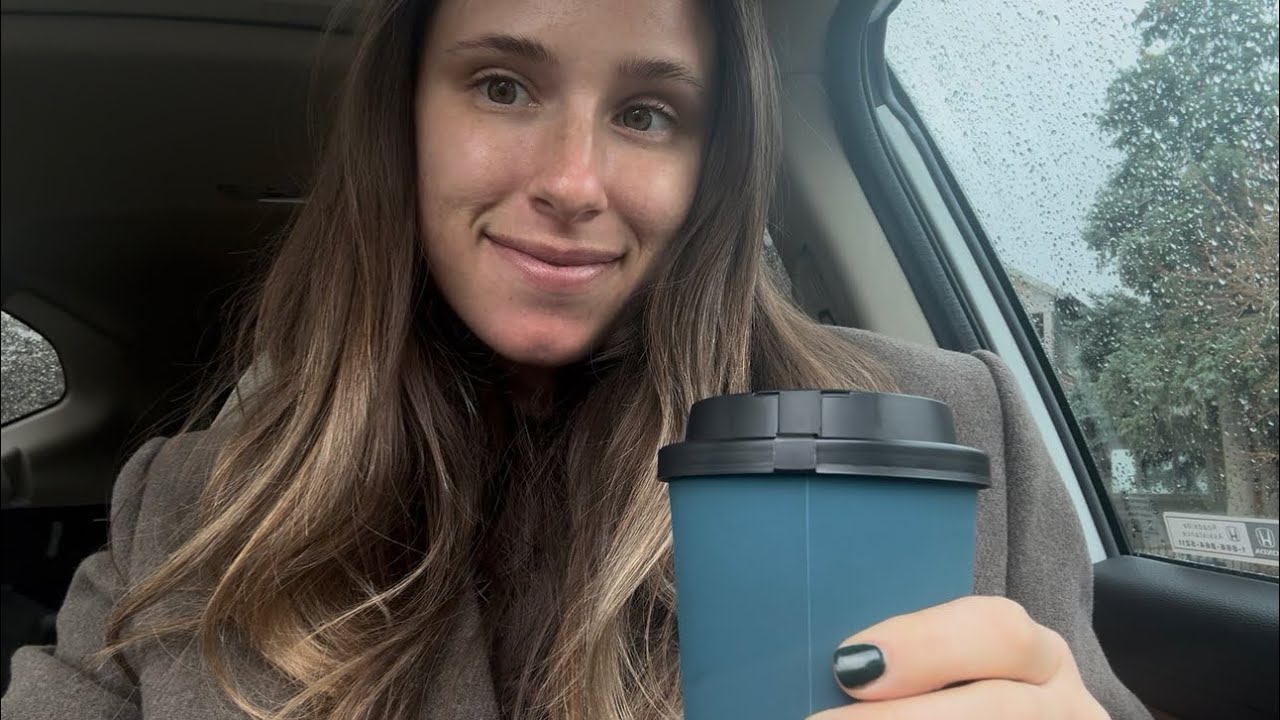 ASMR in my car in the rain ☔️😴 (lofi whispers and tingly tapping with personal attention)