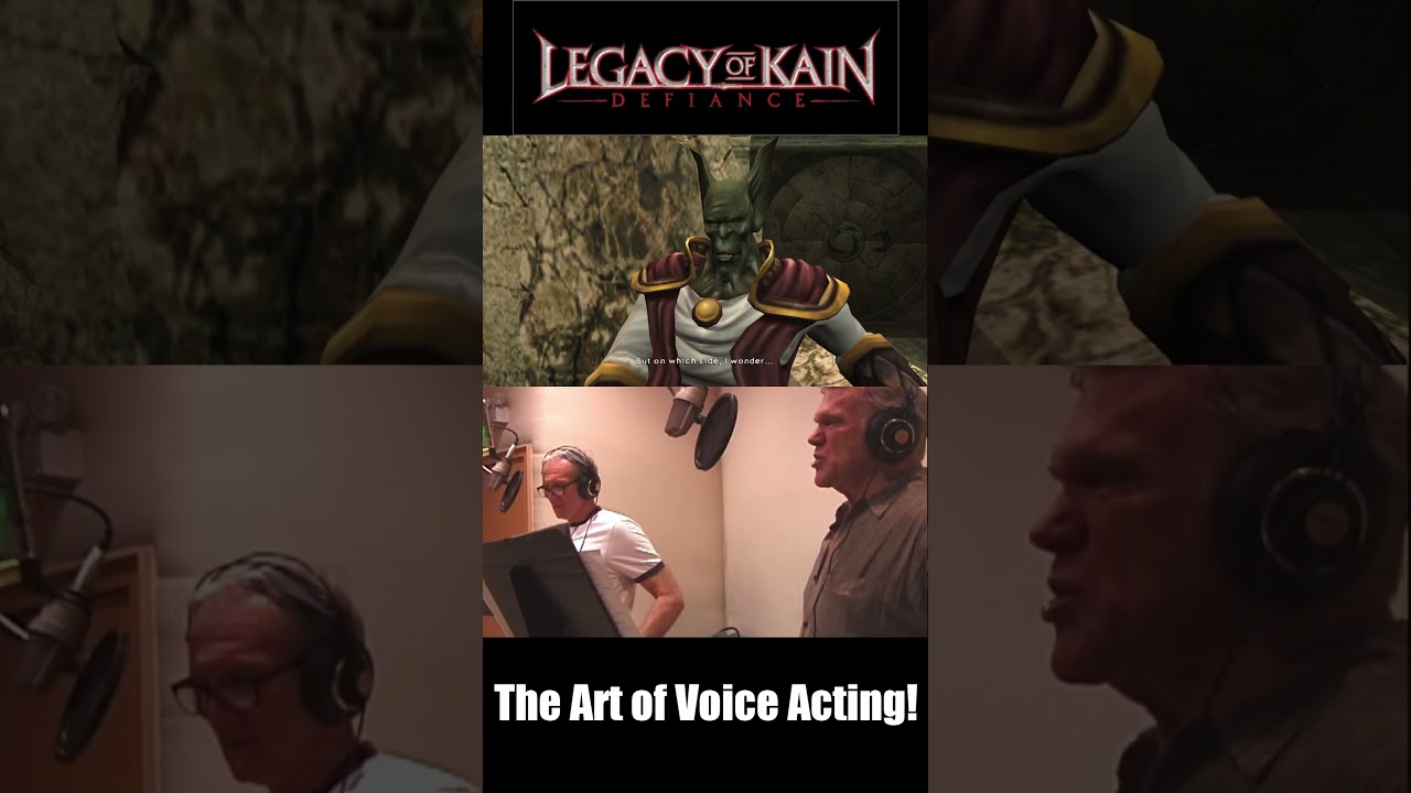 Legacy of Kain Defiance: The Art of Voice Acting #sonicthehedgehog #videogames #fyp #soulreaver