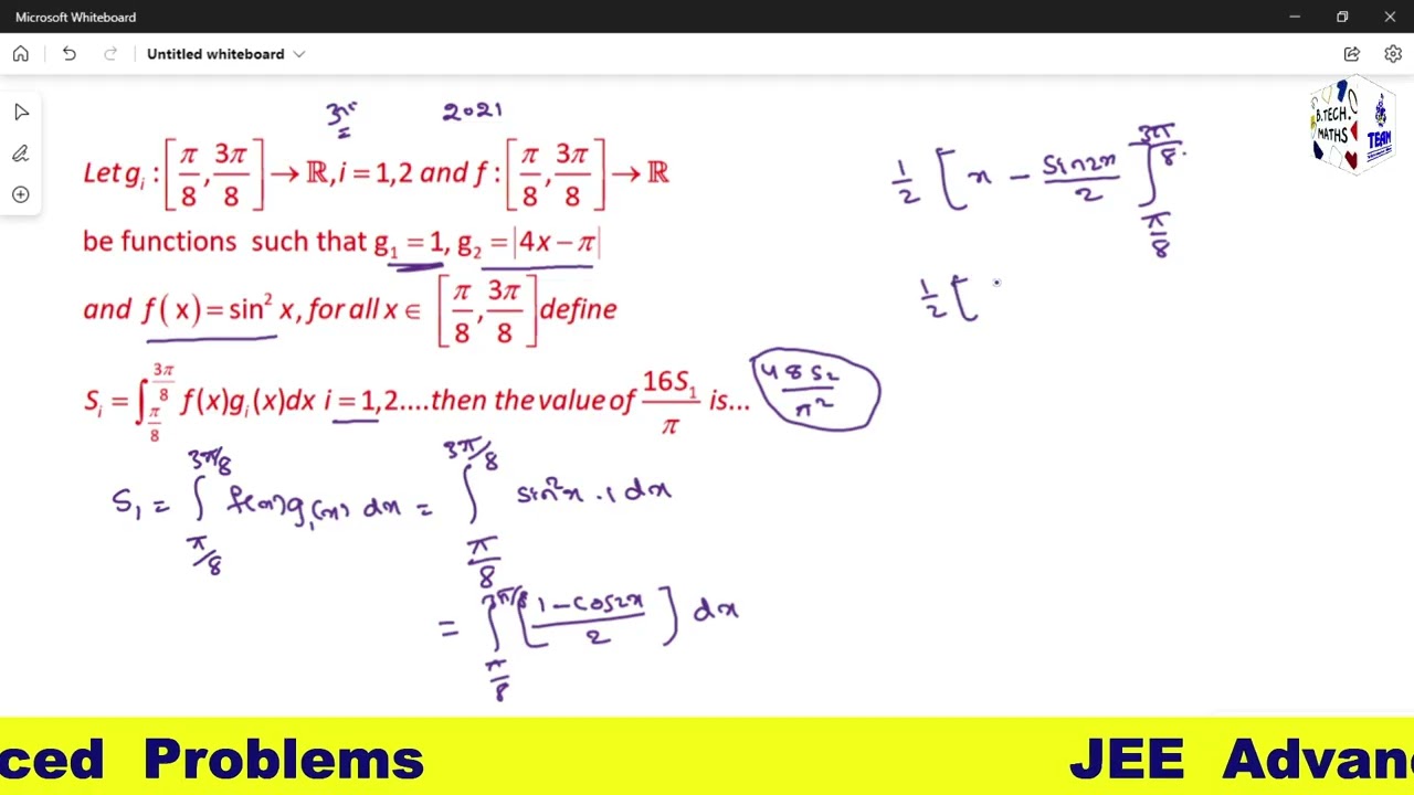JEE advanced  integration problem easily