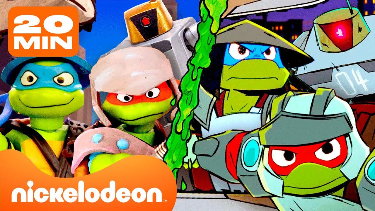 Peleas y Escenas de Batalla de las Ninja Turtle Recreadas con JUGUETES! 🐢 | 20 Minutos | TMNT
