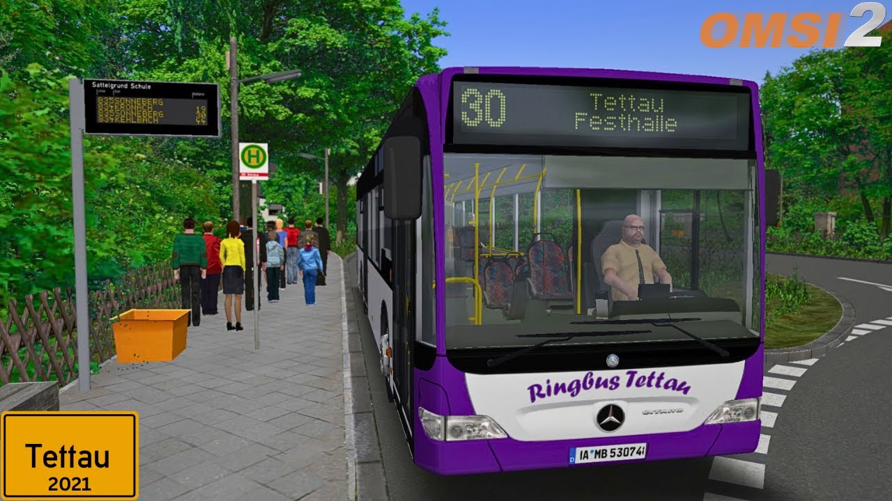Entspannte Fahrt auf der Linie 30! 🚍🌳 | OMSI 2 Tettau 2021 - Let´s Play