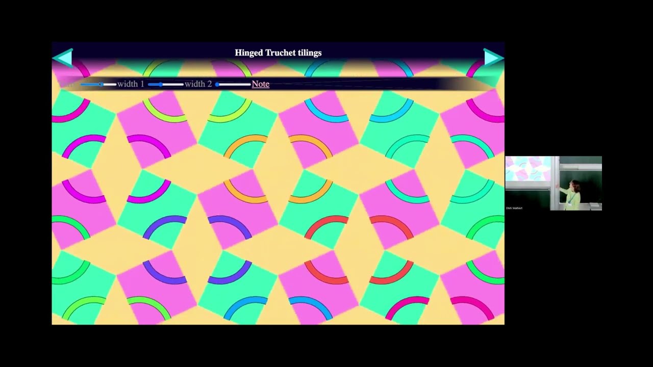 The boundary of fractal dragon Truchet curves (Helena Verrill, DMV Mathart 2022)