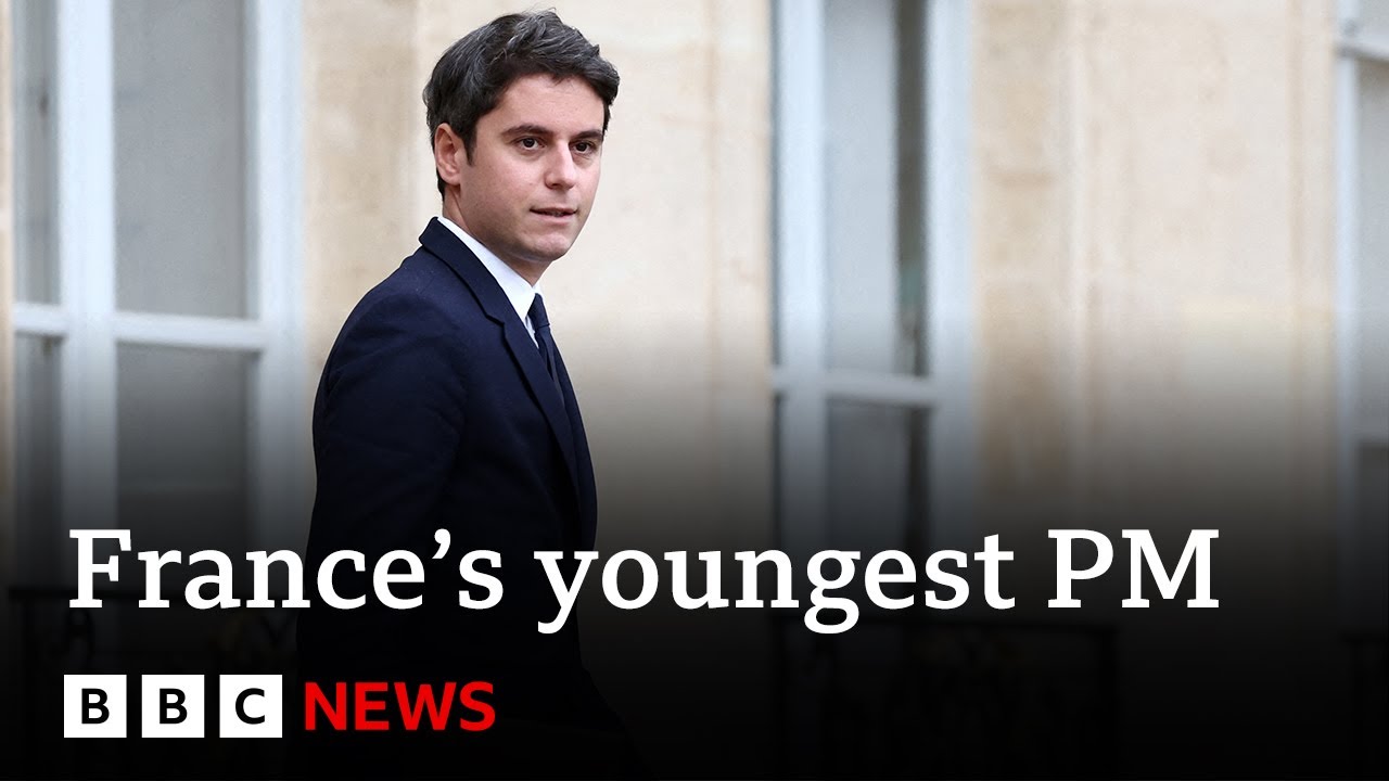 Gabriel Attal becomes France’s youngest prime minister | BBC News
