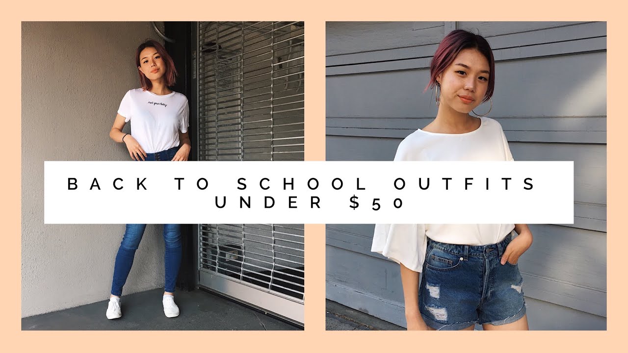 Back To School Outfits Lookbook | Under $50!