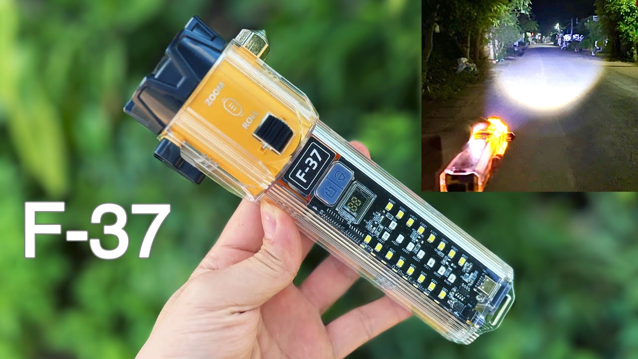 Đèn Pin Siêu Sáng Đốt Cháy giấy đa nhức năng luôn - Test thực tế Đèn Pin Siêu Sáng Giá Rẻ