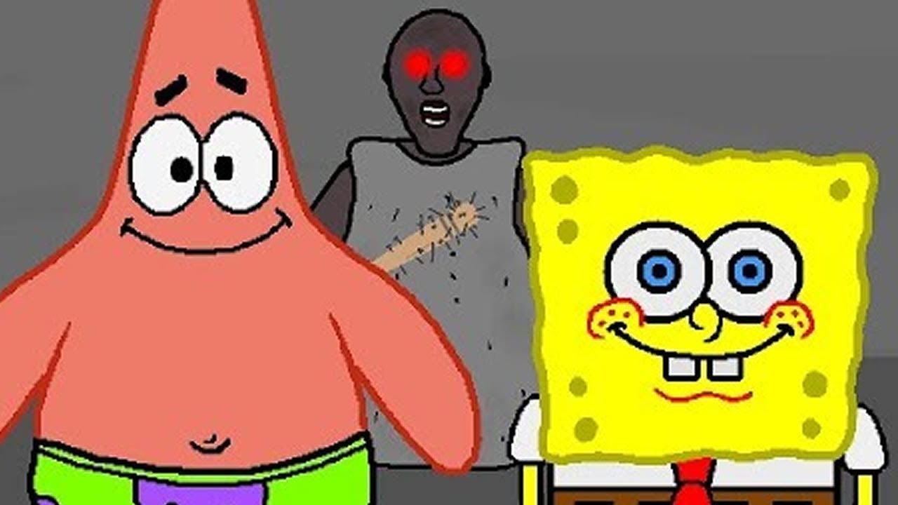 VOVÓ ESTÁ ATRÁS BOB ESPONJA E PATRICK | Granny Animação
