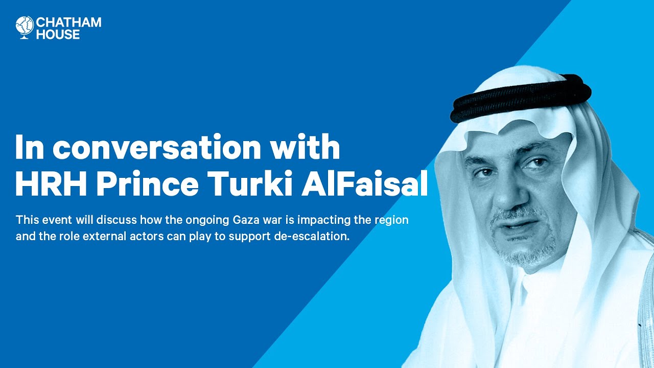 In conversation with HRH Prince Turki AlFaisal
