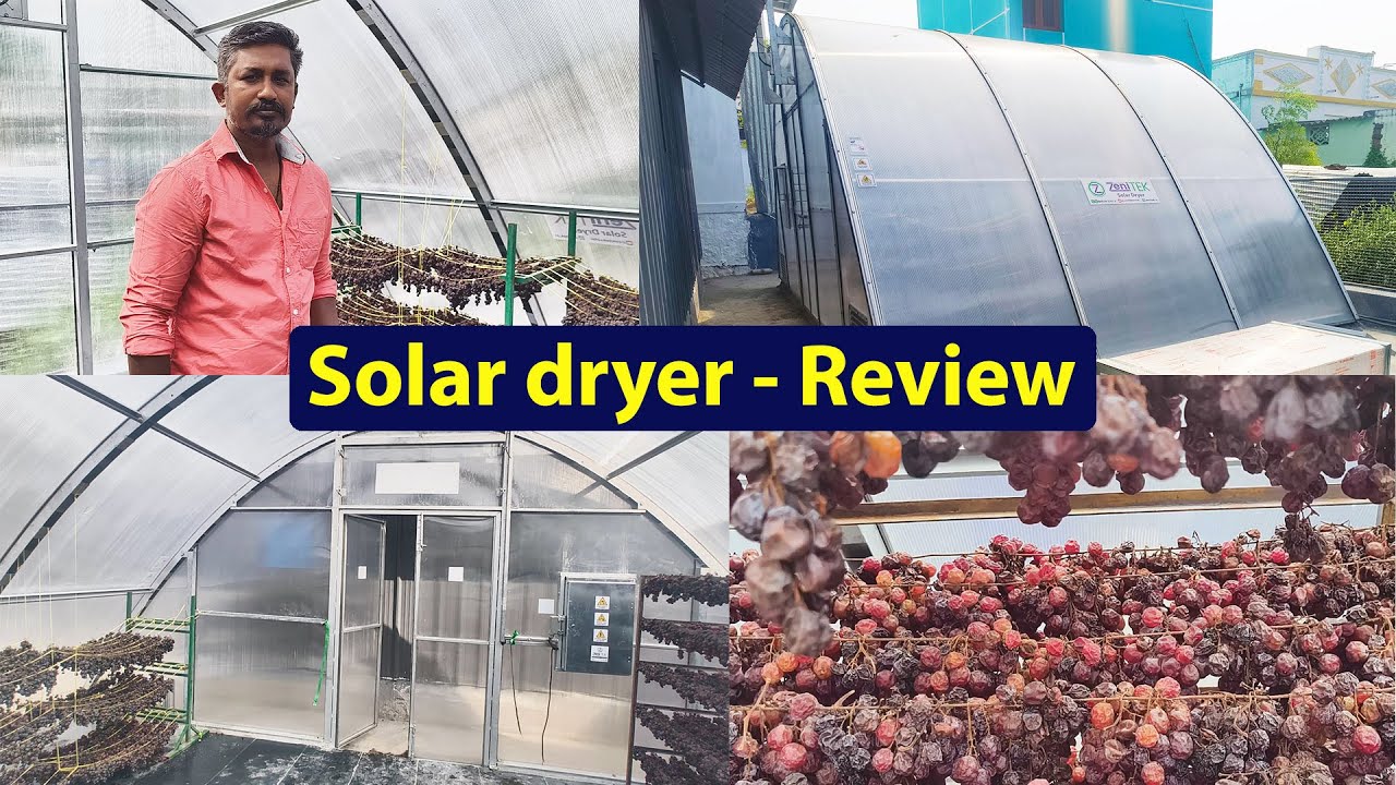 User review - Zenitek's Solar Tunnel Dryer - SOLDRY2008 Model