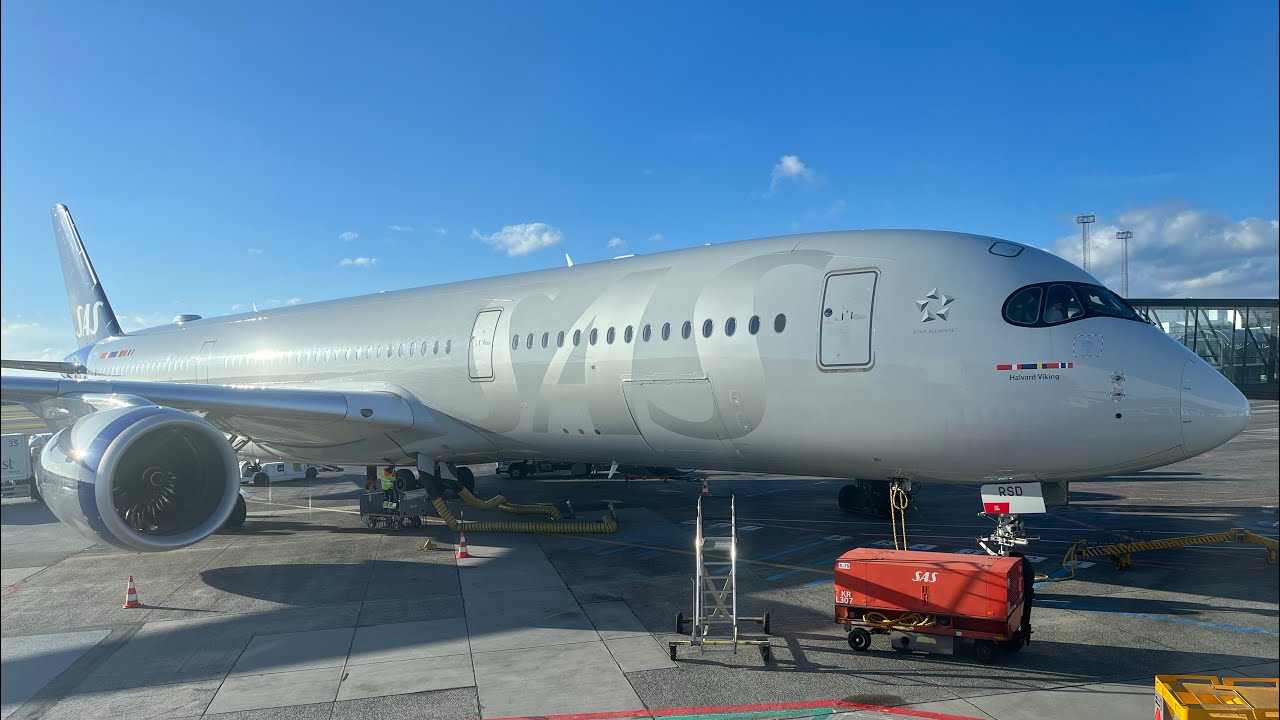 Trip report! Flying the SAS A350 in buisness class!! CPH-ARN