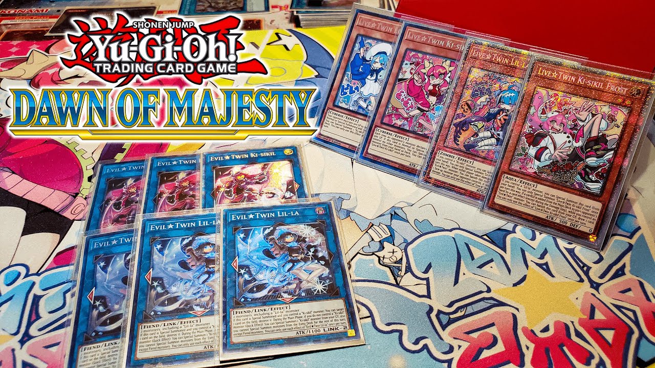 YU-GI-OH! *NEW* LIVE TWIN / EVIL TWIN DECK PROFILE + COMBO!!! DAWN OF MAJESTY! 2021