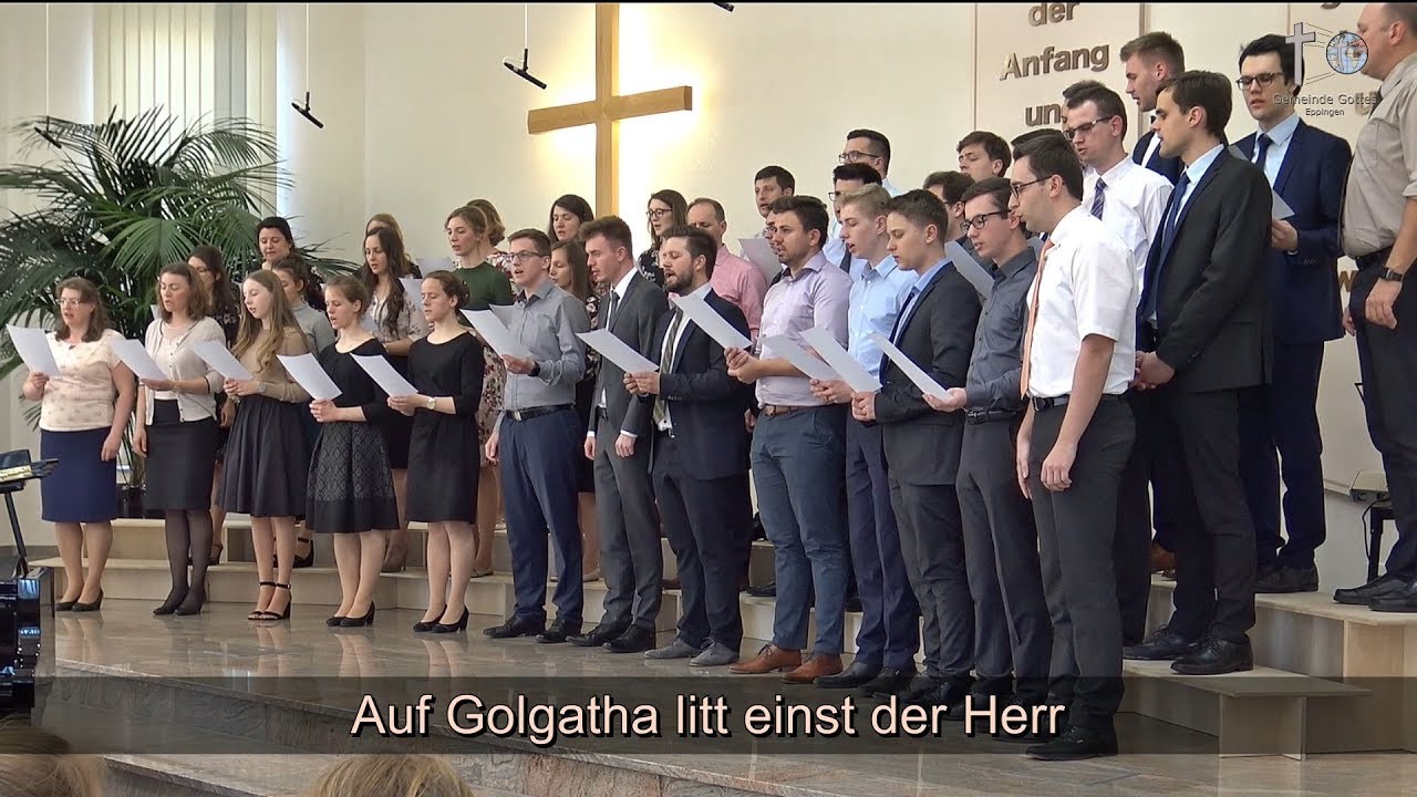 Auf Golgatha litt einst der Herr