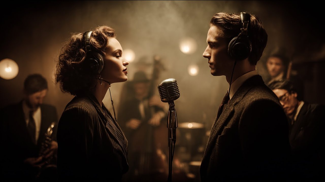 Vintage Jazz Duet Performance | Romantic Music Scene
