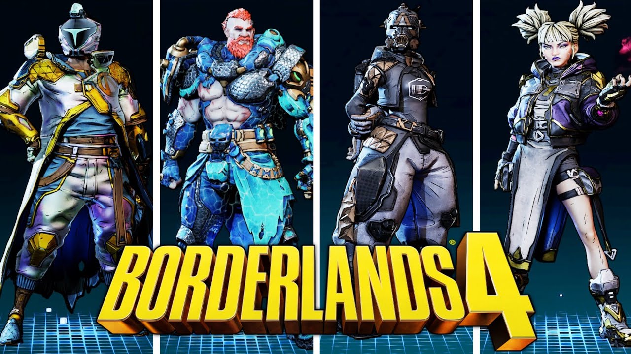 BORDERLANDS 4 - All Vault Hunters Customization Options + Echo-4 & Vehicles