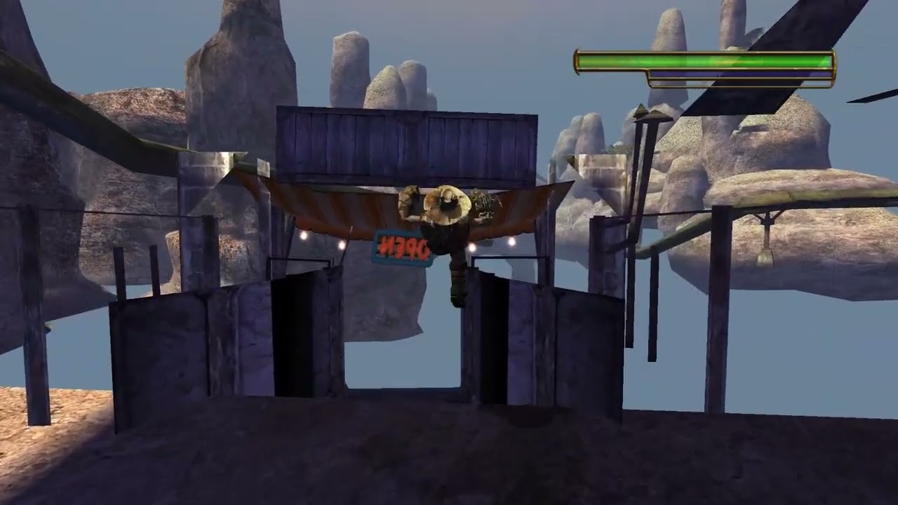 Oddworld Stranger's Wrath HD - heading to Gizzard Gulch out of bounds in tutorial