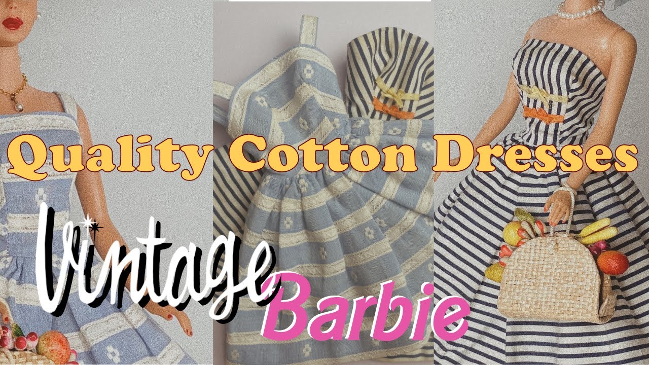 Classic 60's Day Dresses | Vintage Barbie and Midge Dolls