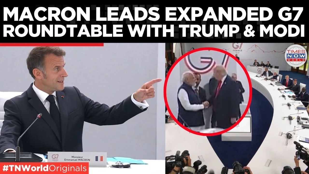 WATCH: Macron Chairs High-Stakes G7 Roundtable with Modi and Lula