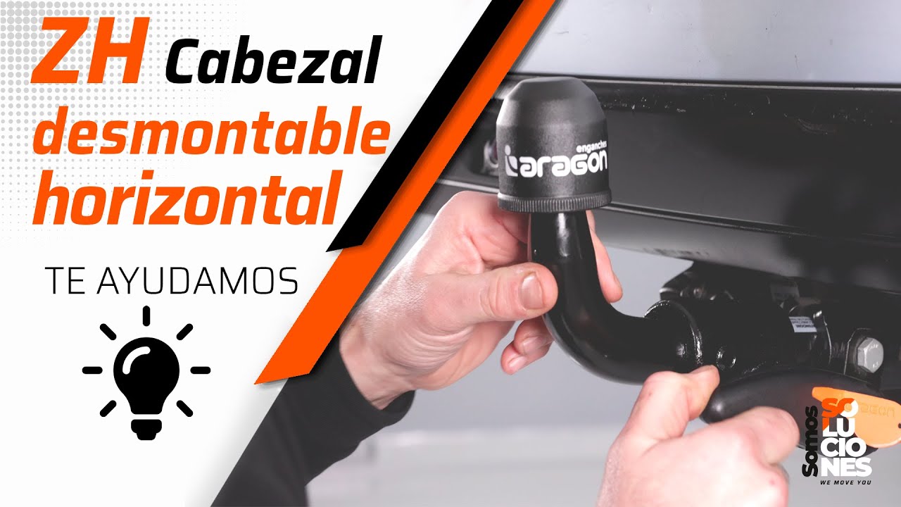 C&oacute;mo instalar y retirar la bola desmontable horizontal ZH