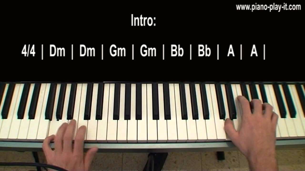 Amy Winehouse Back to Black Piano Tutorial