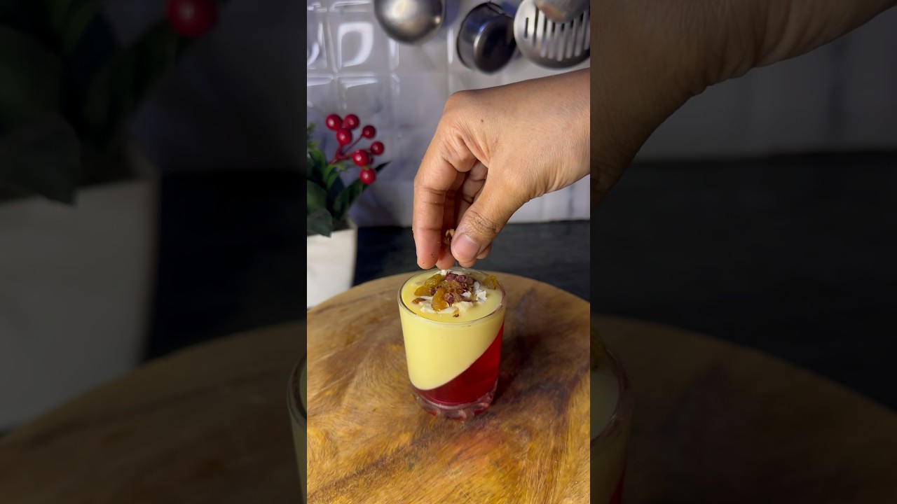 Jelly Custard 🍮 #custard #custardrecipe #jellycustard #sweetdesert #shorts #short #shortvideo#viral