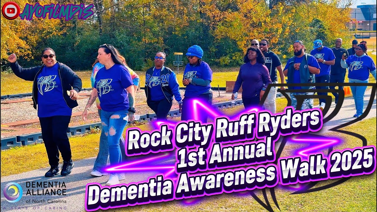 💜 Rock City Ruff Ryders 1st Annual Dementia Awareness 5K Walk | Making A Powerful Impact