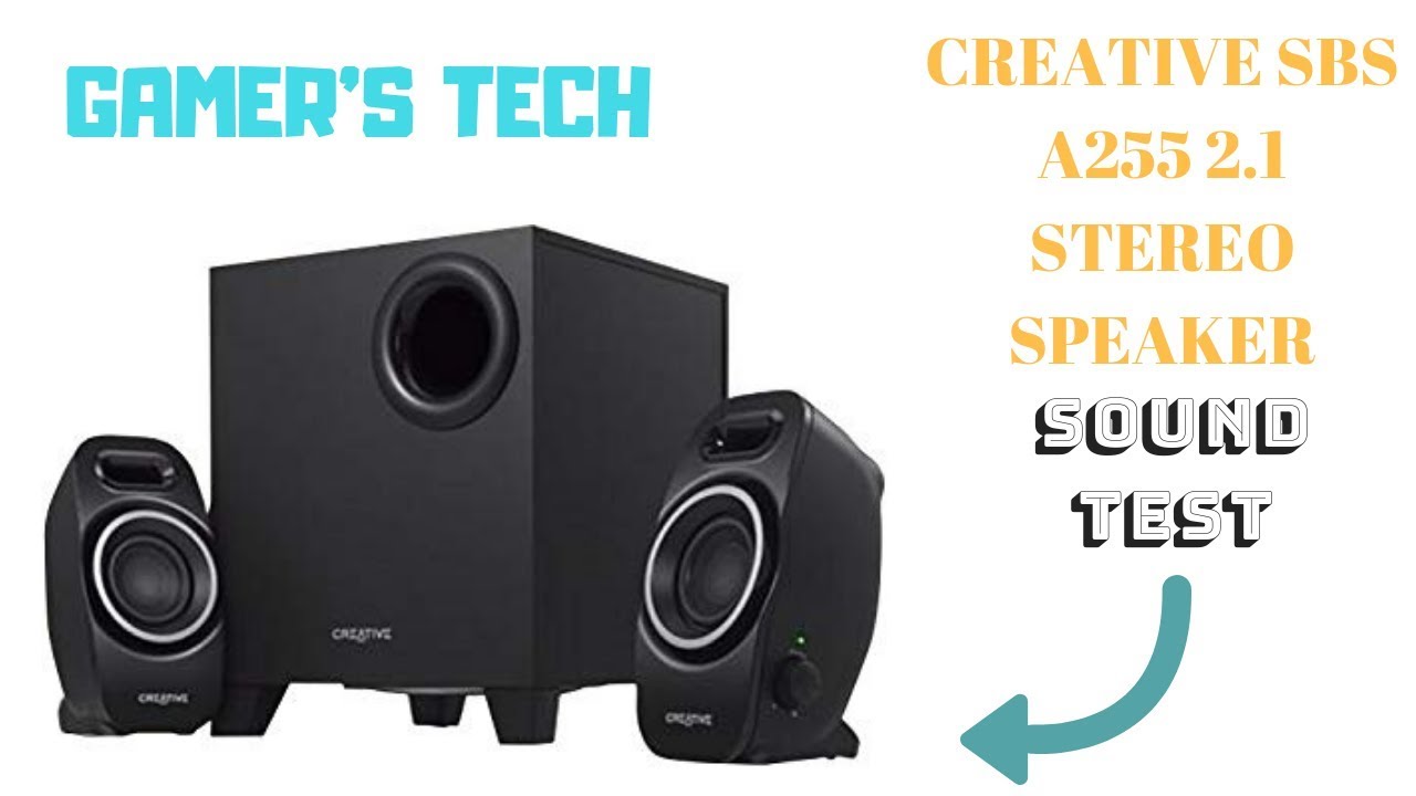 Creative SBS A255 2.1 stereo Speaker Sound Test || REVIEW