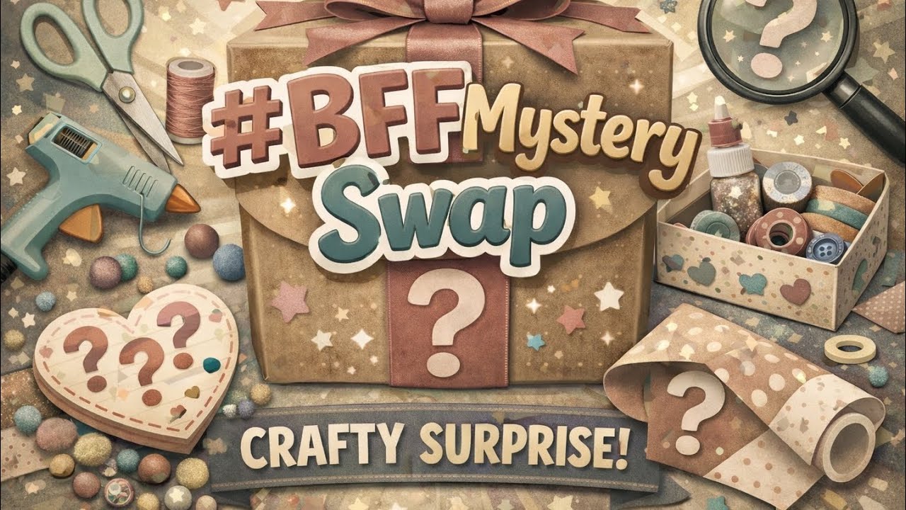 Раскрытие содержимого коробки BFF Mystery Swap. Что прислала мне моя подруга Елена для создания э...