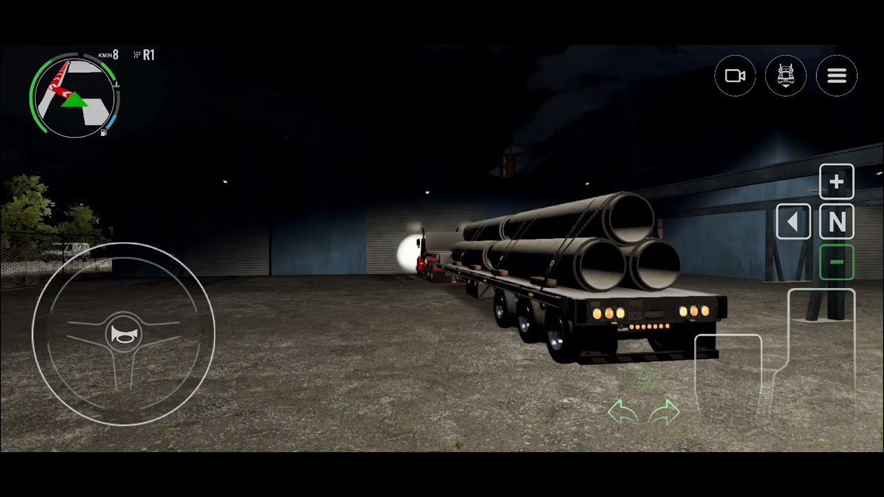 Truck Simulator Big Rigs big pipe delivery