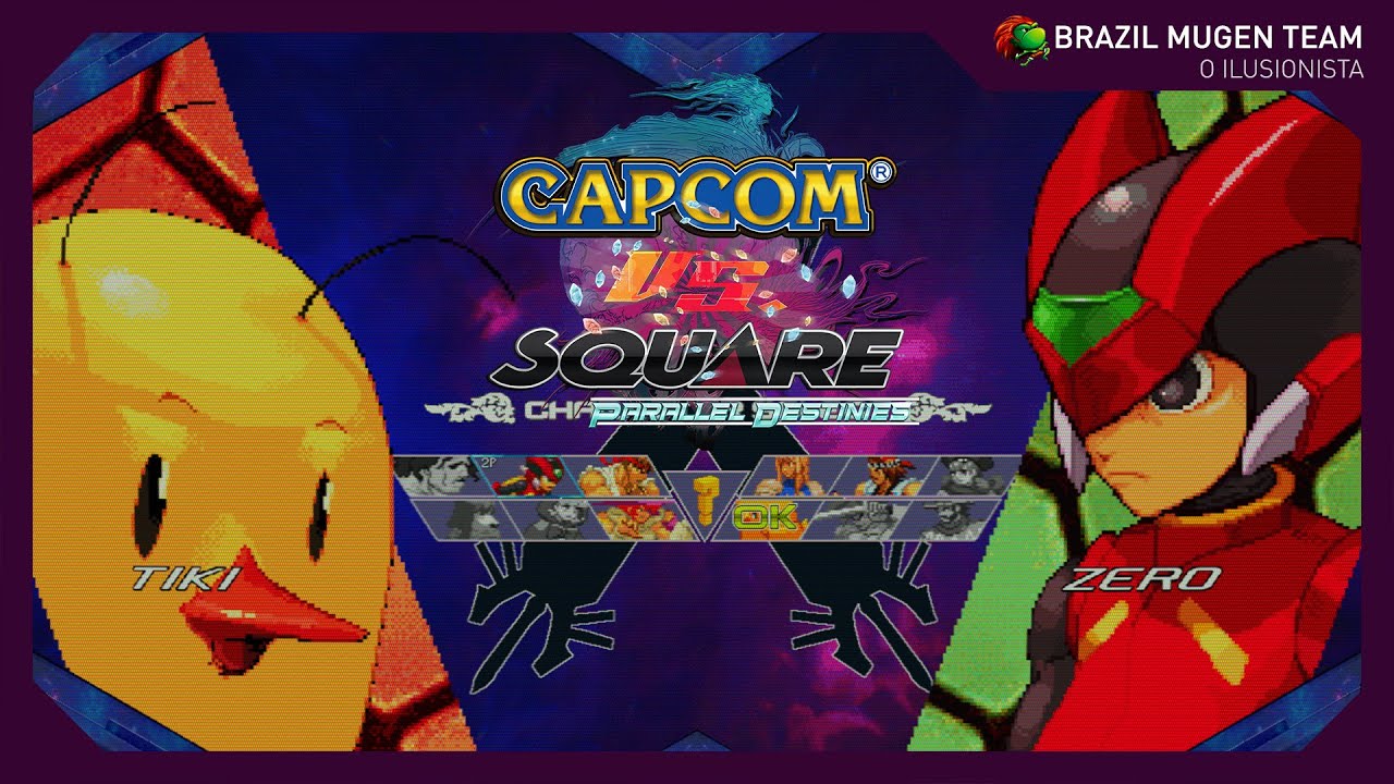 CAPCOM VS SQUARE: Фан-игра по мотивам Parallel Destinies