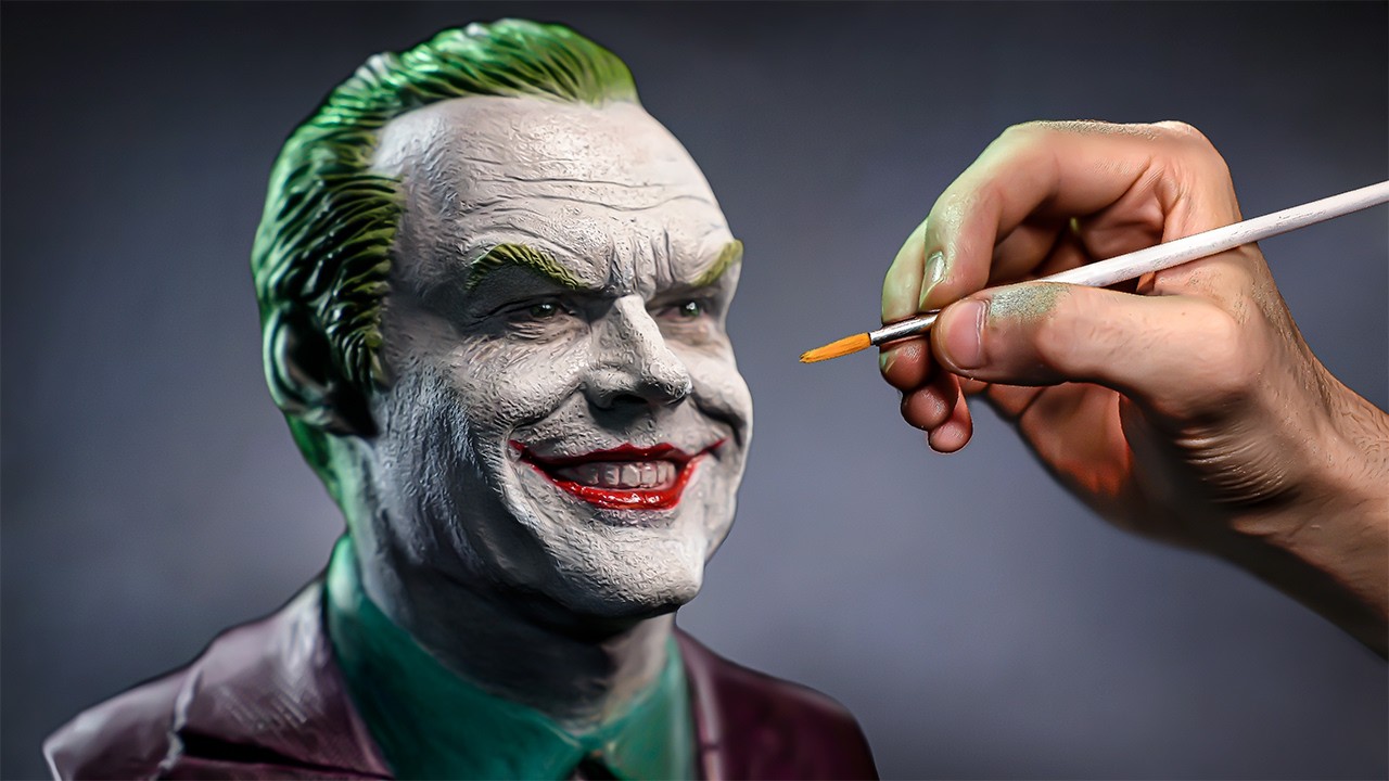 The Joker Sculpture Timelapse!