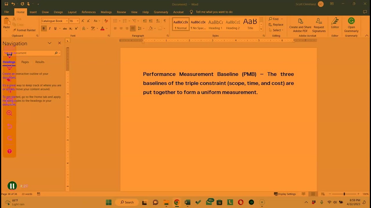 Performance Measurement Baseline (PMB) In Project Management