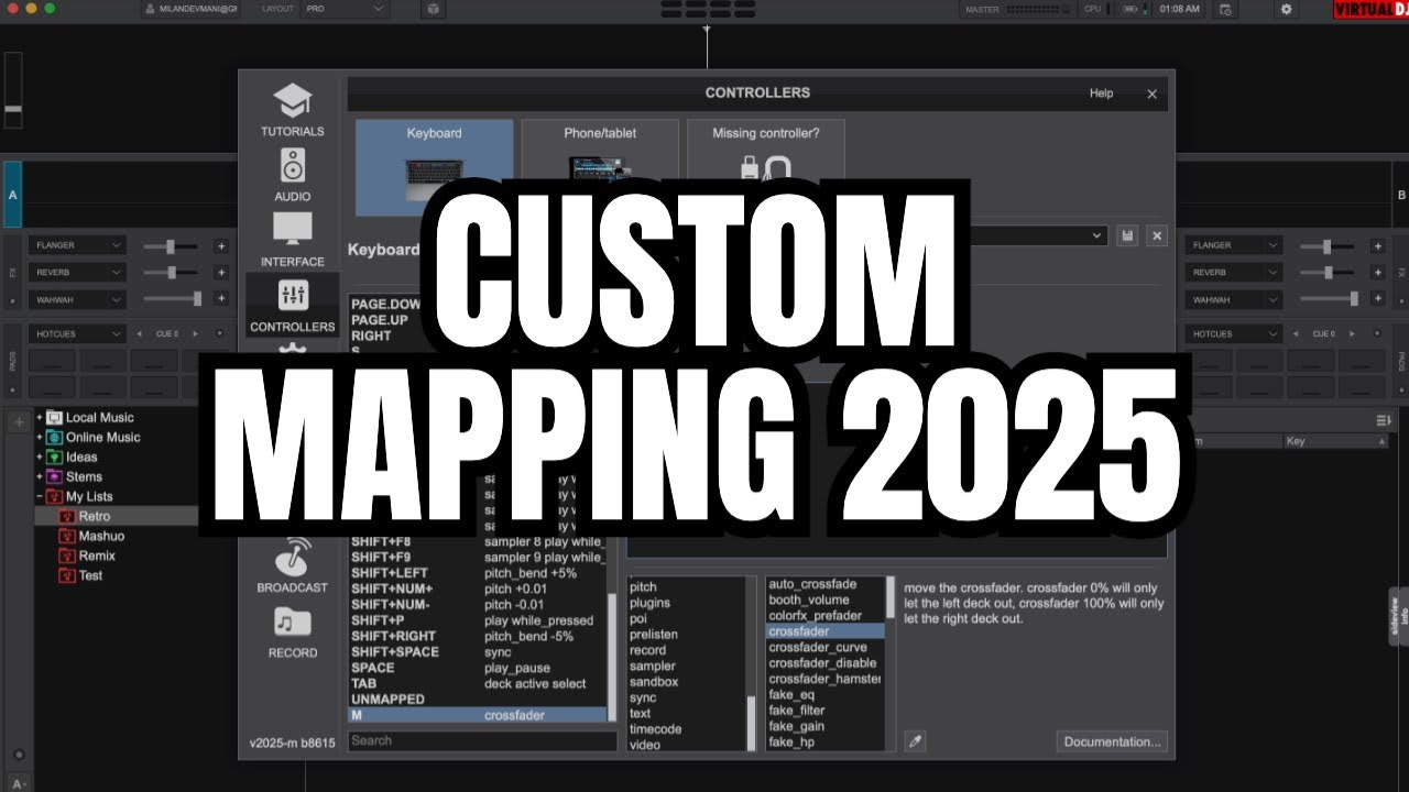 Custom Mapping in Virtual DJ | Latest 2025 Tutorial &ndash; Custom Buttons for Crossfader, Loops & Mixing