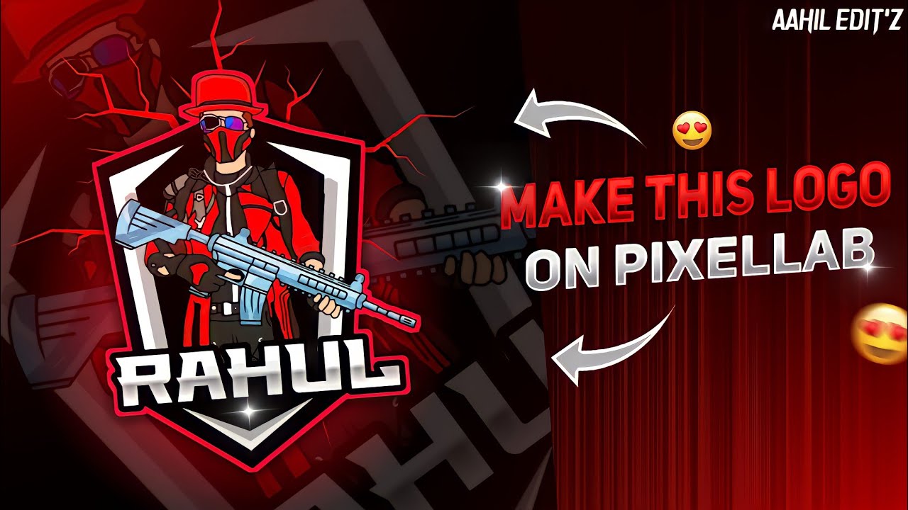 How To Make BGMI Mascot Logo | On Pixellab | Pubg Logo