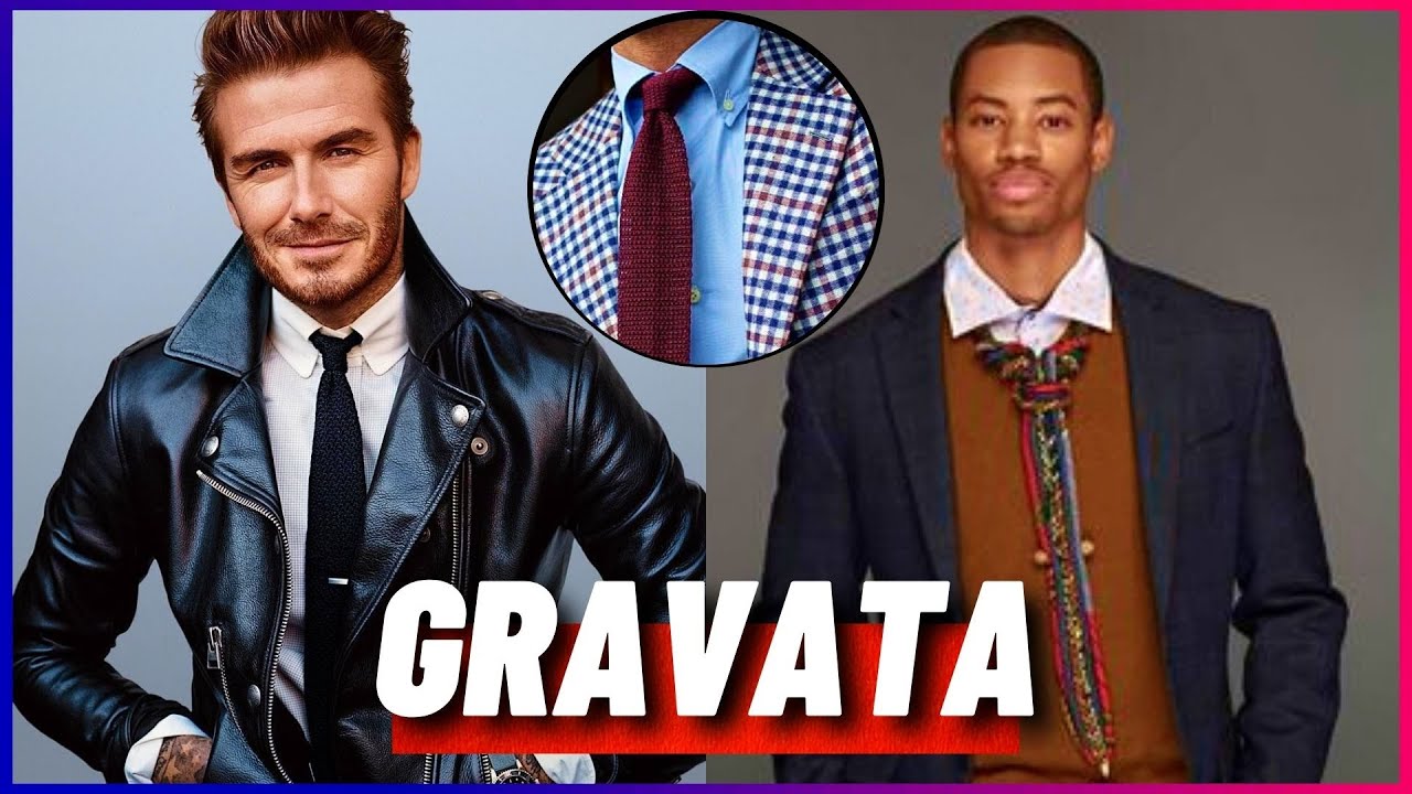 5 Looks com GRAVATA Masculina - Como COMBINAR GRAVATA - Moda para Homem - Mens fashion tie