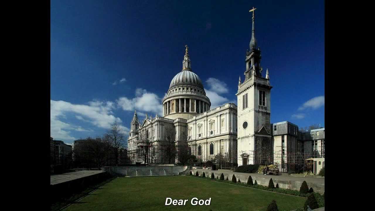 Dear God - XTC (with lyrics) Images of cathedrals, churches and abbeys