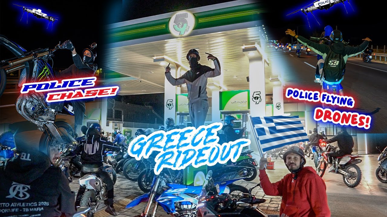 DIRTBIKES TAKE OVER ATHENS GREECE BLGP RIDEOUT🔥 | S59 VLOGS