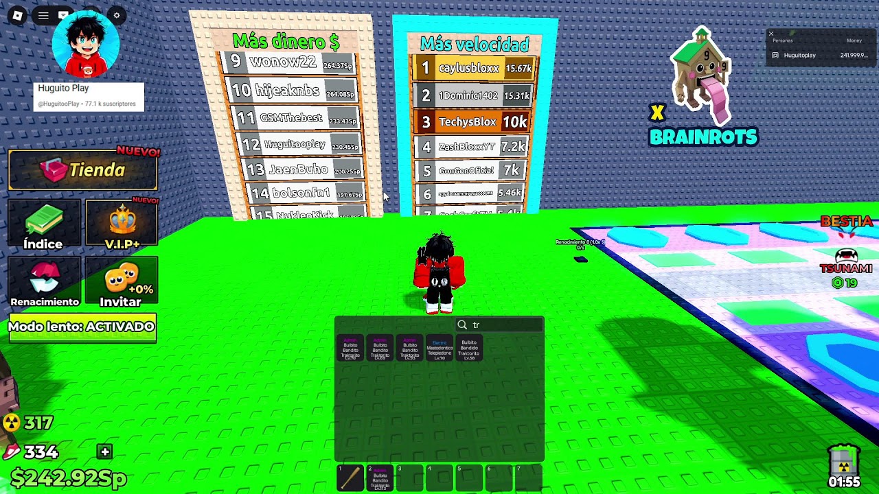 STEAL A BRAINROT Y TSUNAMI BRAINROT FULL TRADE