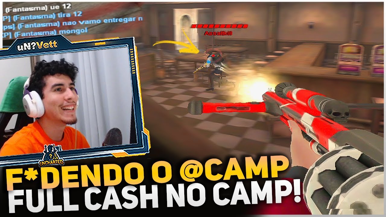 VETT DESTRUINDO O @CAMP DOS CARAS! POINT BLANK MUDOU 😂😂