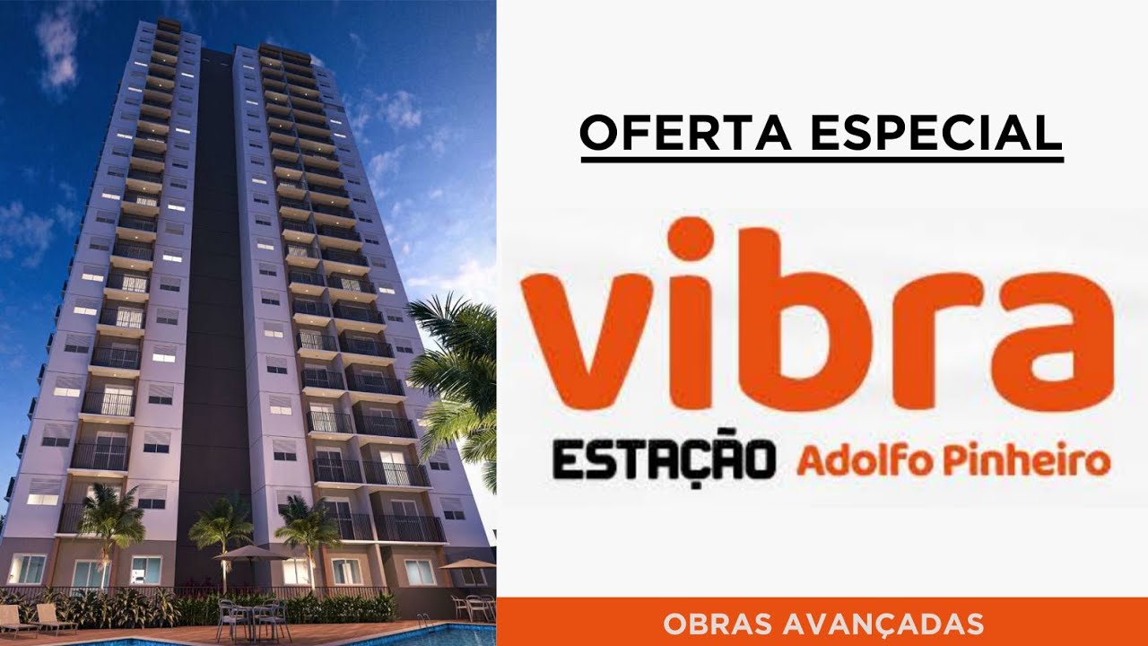 Vibra Estação Adolfo Pinheiro: morar colado ao metrô em Santo Amaro (entrega rápida)