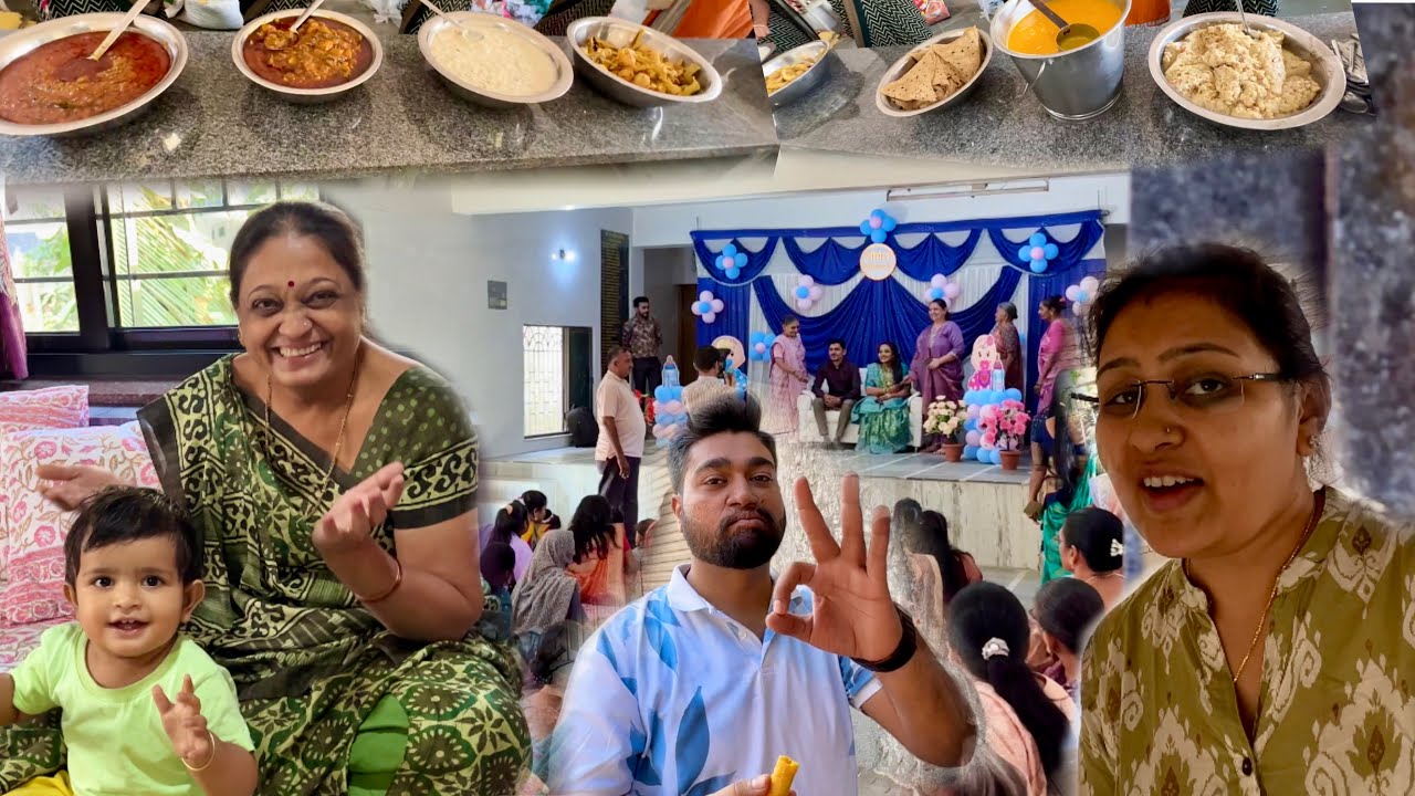 Ghar pe shadi ki taiyariya aur baby shower ka function ek sath.