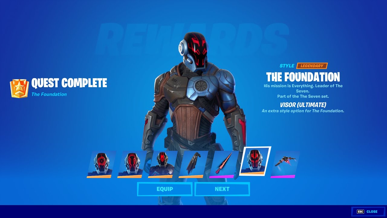 Complete All of The Foundation Quests - How to Unlock The Foundation Combat Style in Fortnite