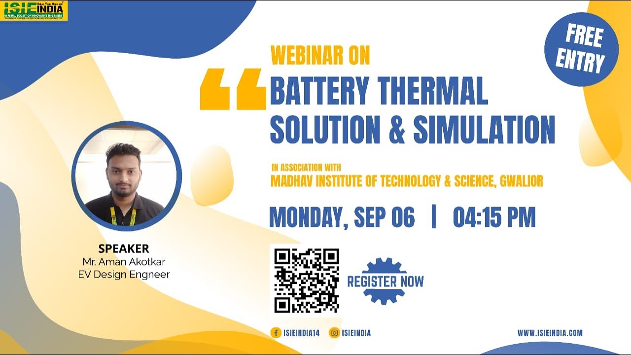 Webinar on Battery Thermal Solution & Simulation