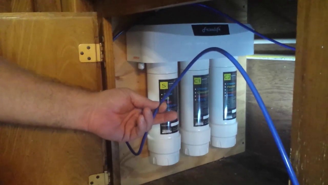 Fluoride removal. Frizzlife SP99 Undersink 3-Stage Water Filter, Faucet, and Refrigerator Install.
