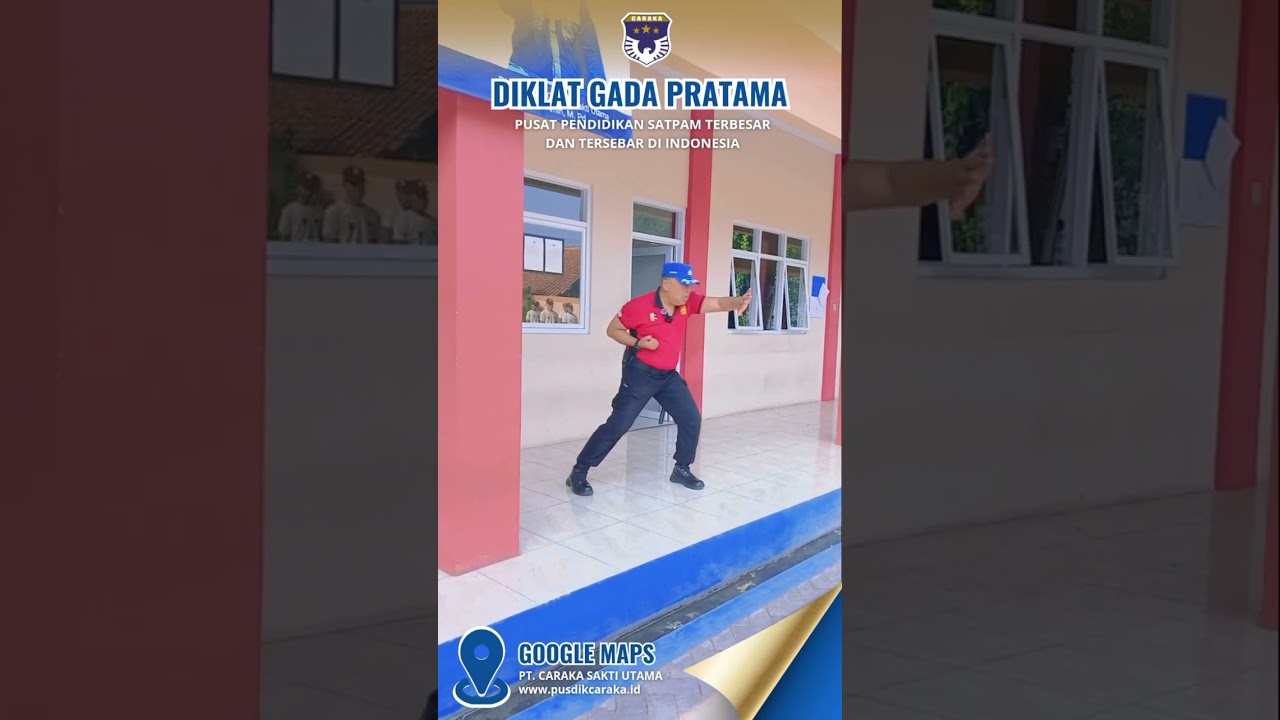 Part 2 Latihan Bela Diri Polri Drill Tongkat Diklat Satpam Gada Pratama Angkatan 74 Pusdik Caraka