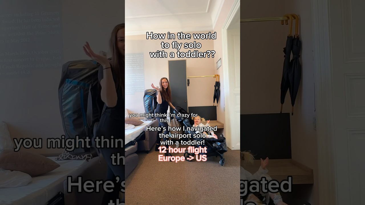 How in the world do you fly solo with a toddler?? Here are some tips! 