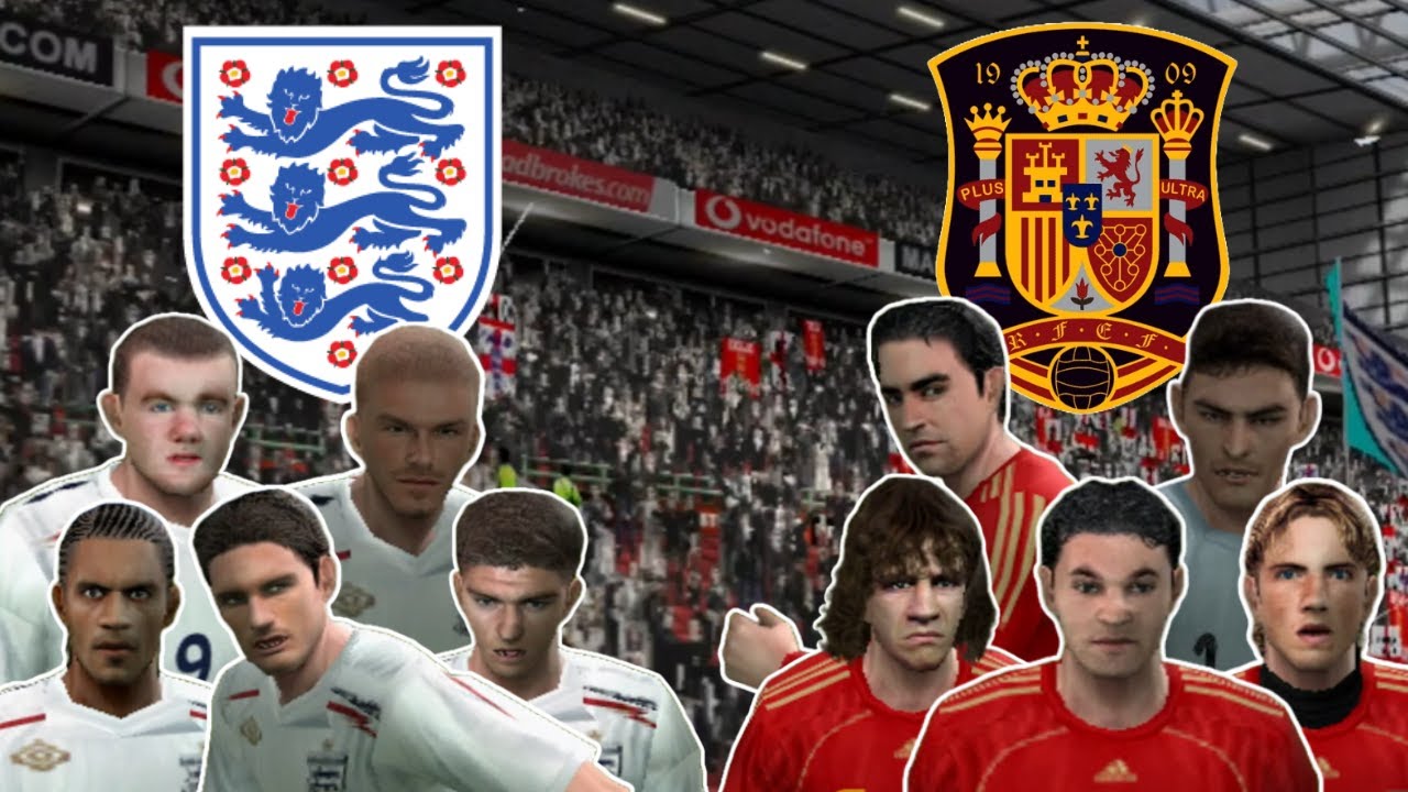 England x Spain | Bomba Patch 4.4 - 2008 | PS2